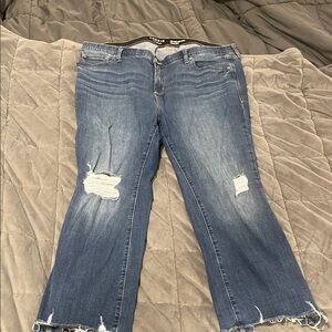 Torrid Blue Cropped Jeans size 18